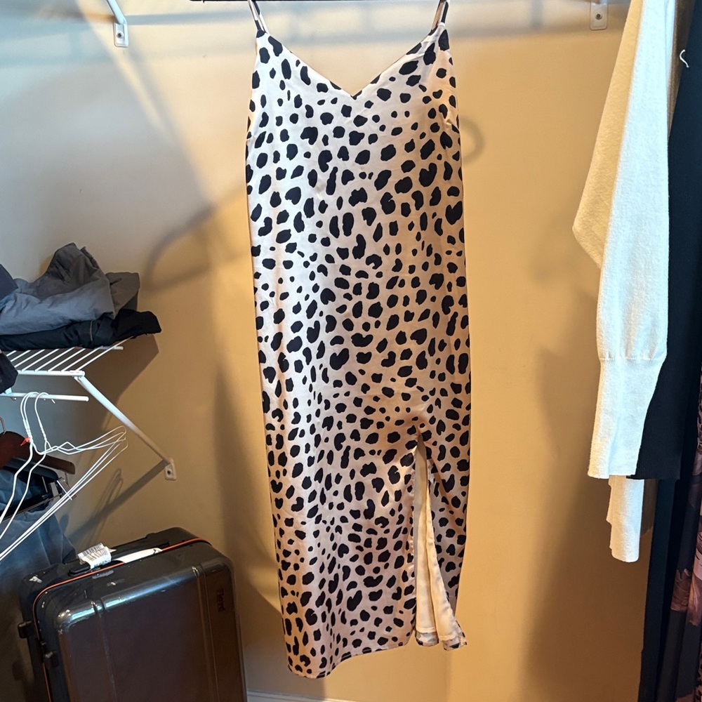 Windsor Leopard Print Midi Dress